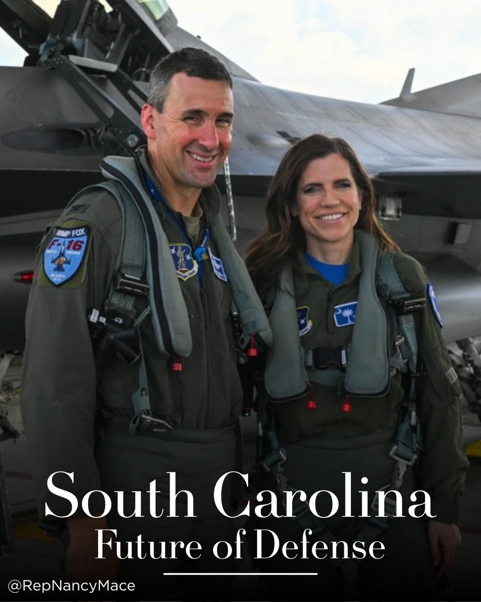 RepNancyMace's tweet image. Modern threats need modern solutions.
Our amendment would establish a 24‑state training and testing hub, including South Carolina, for multi-domain operations and autonomous tech.
Stronger, smarter, ready.