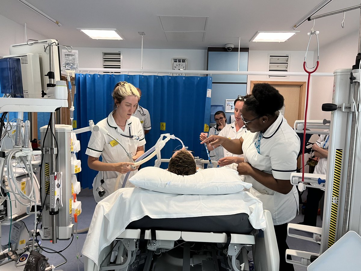 jimmibruce's tweet image. HF, trache and ETT early mobilisation SIM, wonderfully delivered by the ICU therapy team. Building confidence and consistency for our OTs and PTs. @ICS_updates @uhbwNHS @CriticalCareOT @TheACPRC @TomLunn4 🫁 ❤️🩹💪🏽