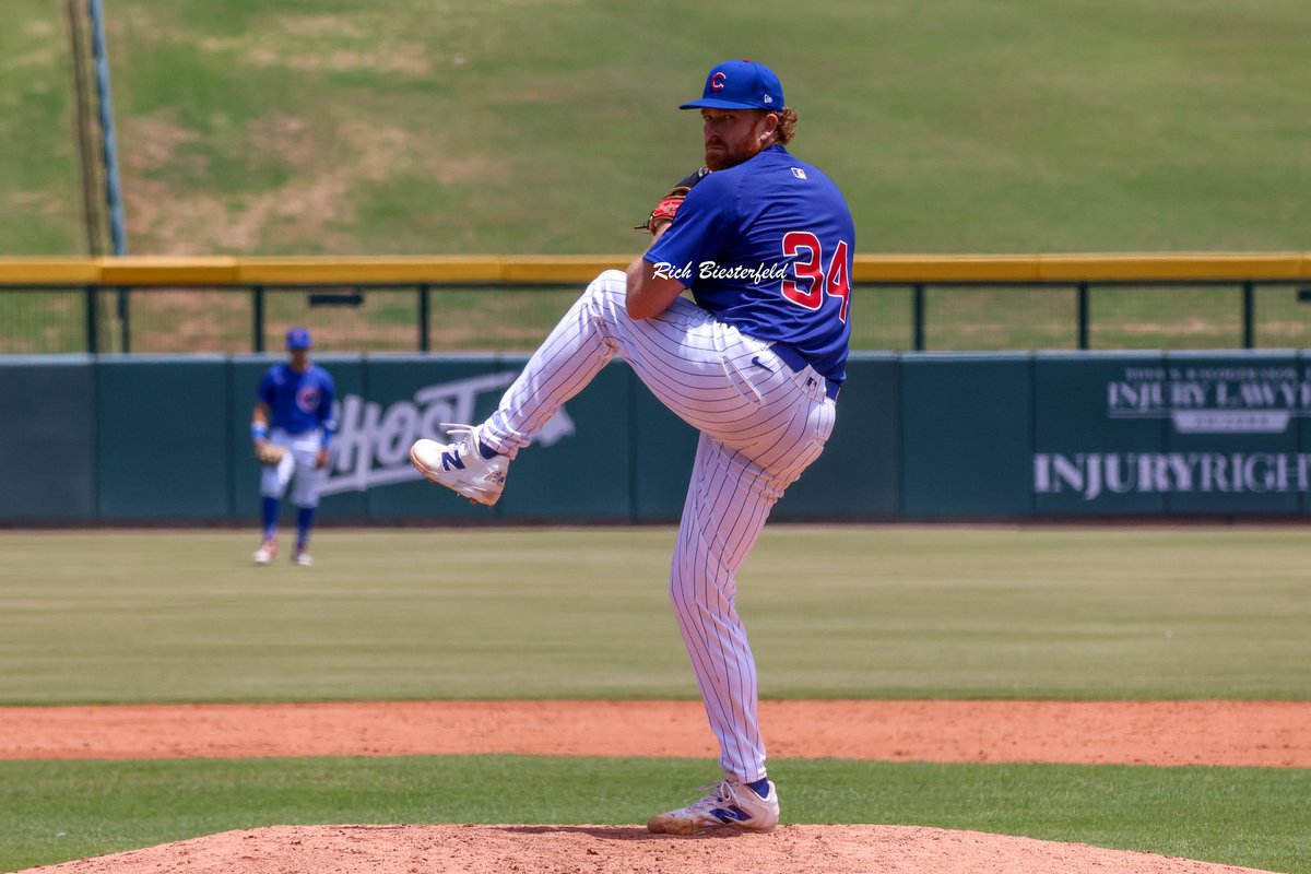 biest22's tweet image. Some shots of @spencerturnbull in his first action as a Cub on Saturday in the Arizona Complex League. He went 4+ IP, 1 ER, 2 BB, 5 K's with velocity around 92. Nice debut for his new org! #Cubs #ACL2025