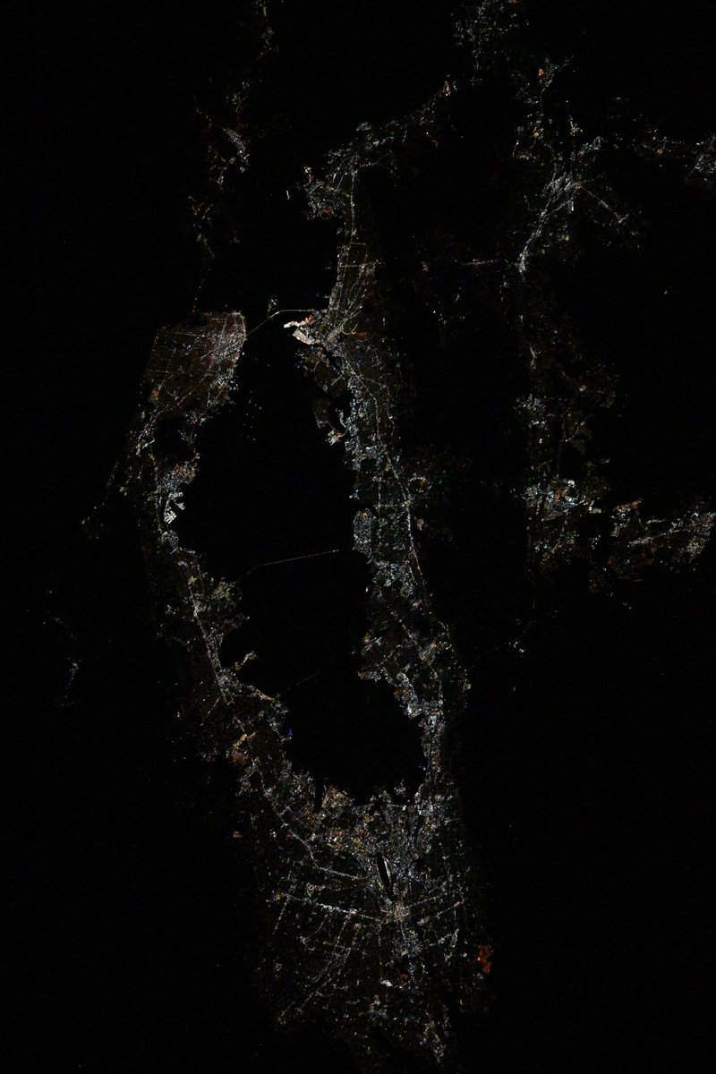astro_Pettit's tweet image. San Francisco Bay Area photographed at night from the ISS. Headquartered here are many of the largest companies on Earth, and countless startups trying to take their place.
NASA also has roots in Silicon Valley with @NASAAmes, seen as the dark runway strip at bottom center,…