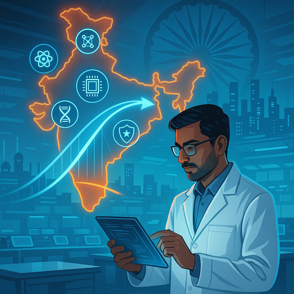 SamvadaWorld's tweet image. India's Tech Imperative: Scaling R&D for a Strategic Future
- India must accelerate its transition from a technology-dependent consumer to a technology creator.
- India’s R&D spending hovers around 0.7% of GDP, far below the US (~3.2%), China (~2.4%), or Israel (~5%).
- India…