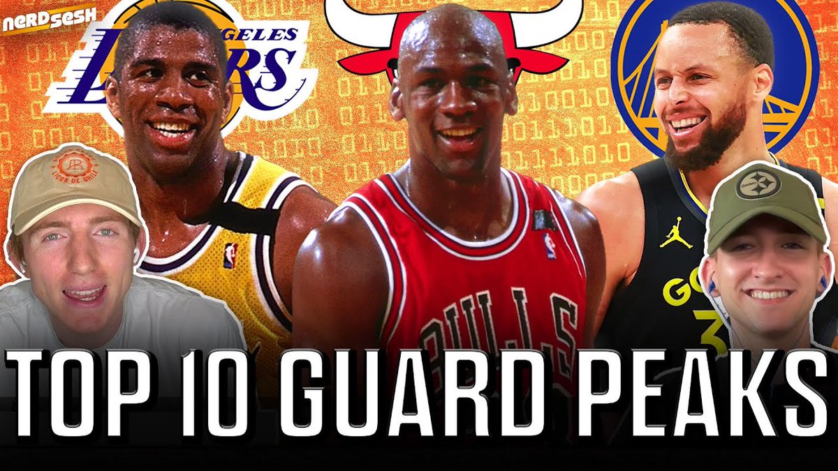 Nerd_Sesh's tweet image. We ranked the Top 10 guard peaks in NBA history!
Is Magic or Steph the GOAT PG?
Is Shai's or Kobe's peak higher?
Will Nash, Luka or Harden make the list?
youtu.be/xXTbNexF5g4