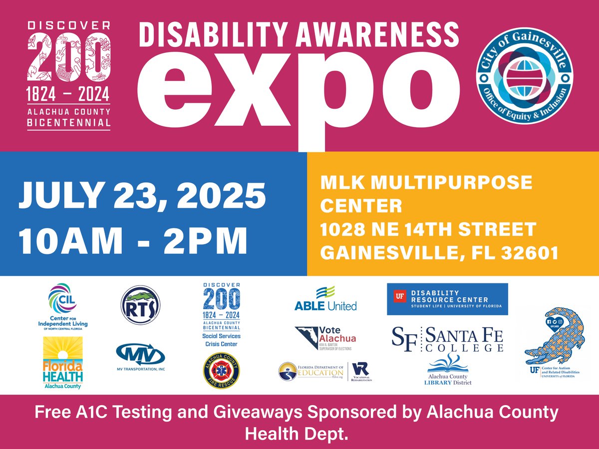 🎉We're just 2 DAYS AWAY from our Disability Awareness Expo!🎉

Visit vendor booths showcasing products, services and resources for those with disabilities. We hope to see you there!