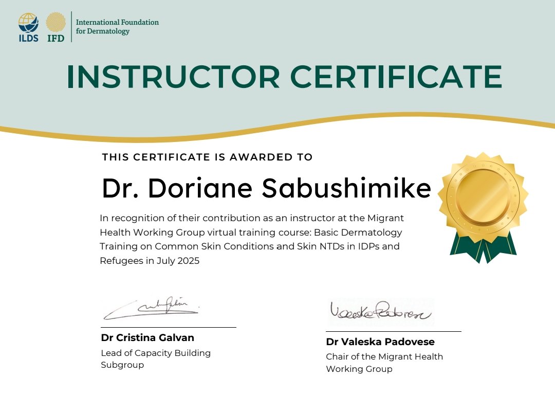 Grateful for the opportunity to contribute to such an important initiative. Thanks to the entire MHWG team and fellow colleagues  for the trust and collaboration. 
#GlobalHealthDermatology #SkinHealth #SkinNTDs #RefugeeHealth