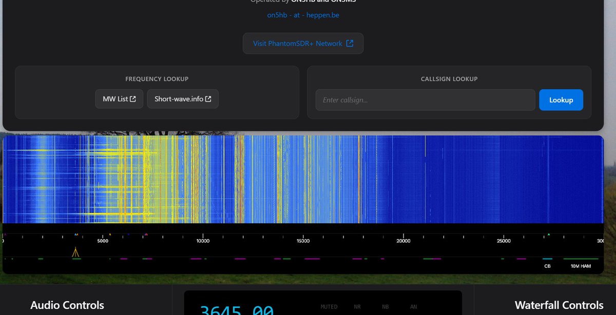 The other day, the author of PhantomSDR released the second version. And it looks amazing! It doesn’t have (sorry) the silly limitations of Twente's WebSDR. It’s faster than the clunky OpenWebRX written in Python. I looked at the program’s code. It’s simple and elegant.