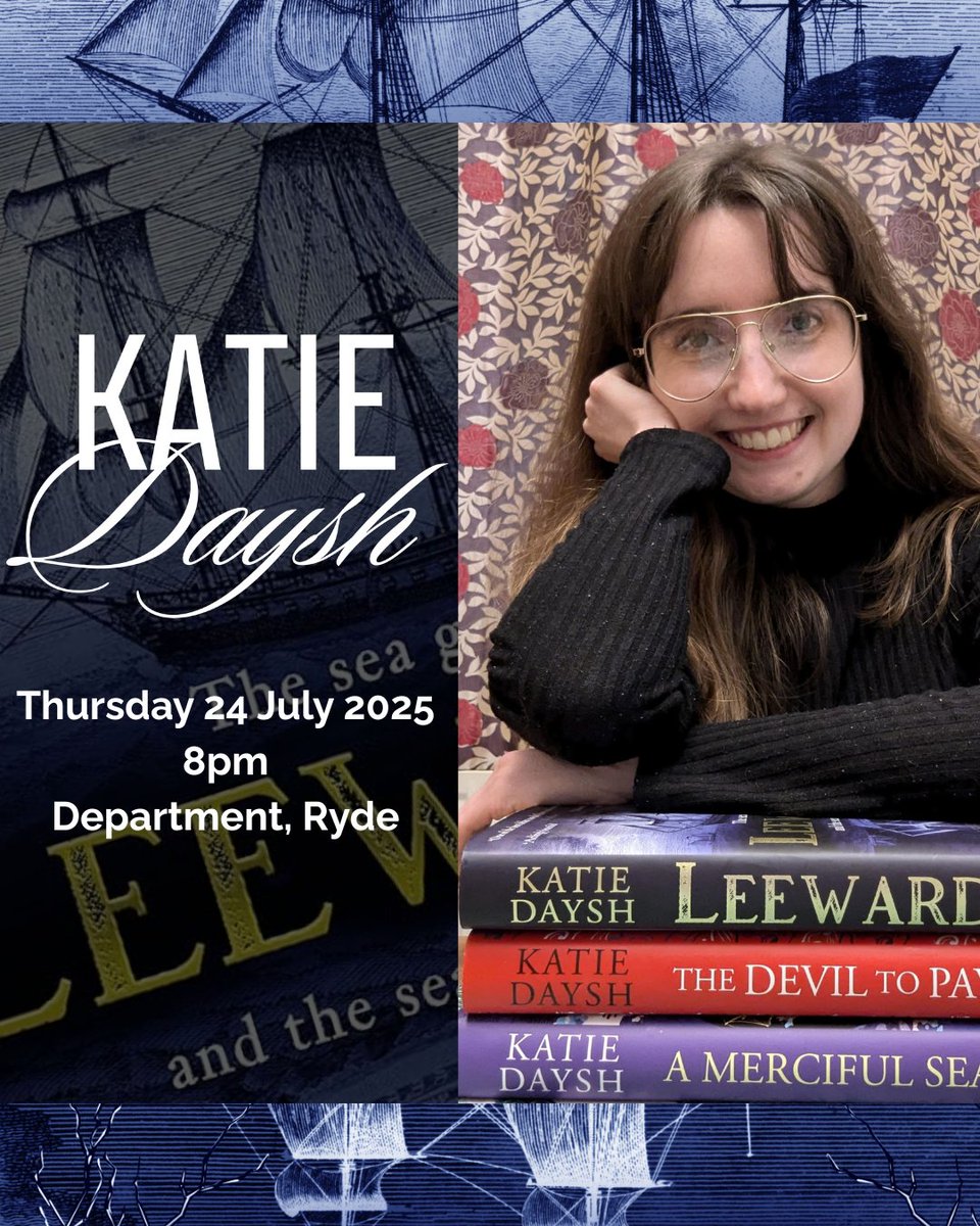 Katie || writer || The N/C trilogy now out! โ๐ (@kdayshauthor) on Twitter photo So excited for this event on Thursday (24 July) at Department, Ryde. I'll be in conversation with the wonderful Isle of Wight literary magazine, Brevity (<a href="/annielistening/">Brevity, The Isle of Wight's Literary Handbill</a>), and there will be dramatic readings from Leeward (I heard them in rehearsal last week and they're AMAZING!) So excited for this event on Thursday (24 July) at Department, Ryde. I'll be in conversation with the wonderful Isle of Wight literary magazine, Brevity (<a href="/annielistening/">Brevity, The Isle of Wight's Literary Handbill</a>), and there will be dramatic readings from Leeward (I heard them in rehearsal last week and they're AMAZING!)