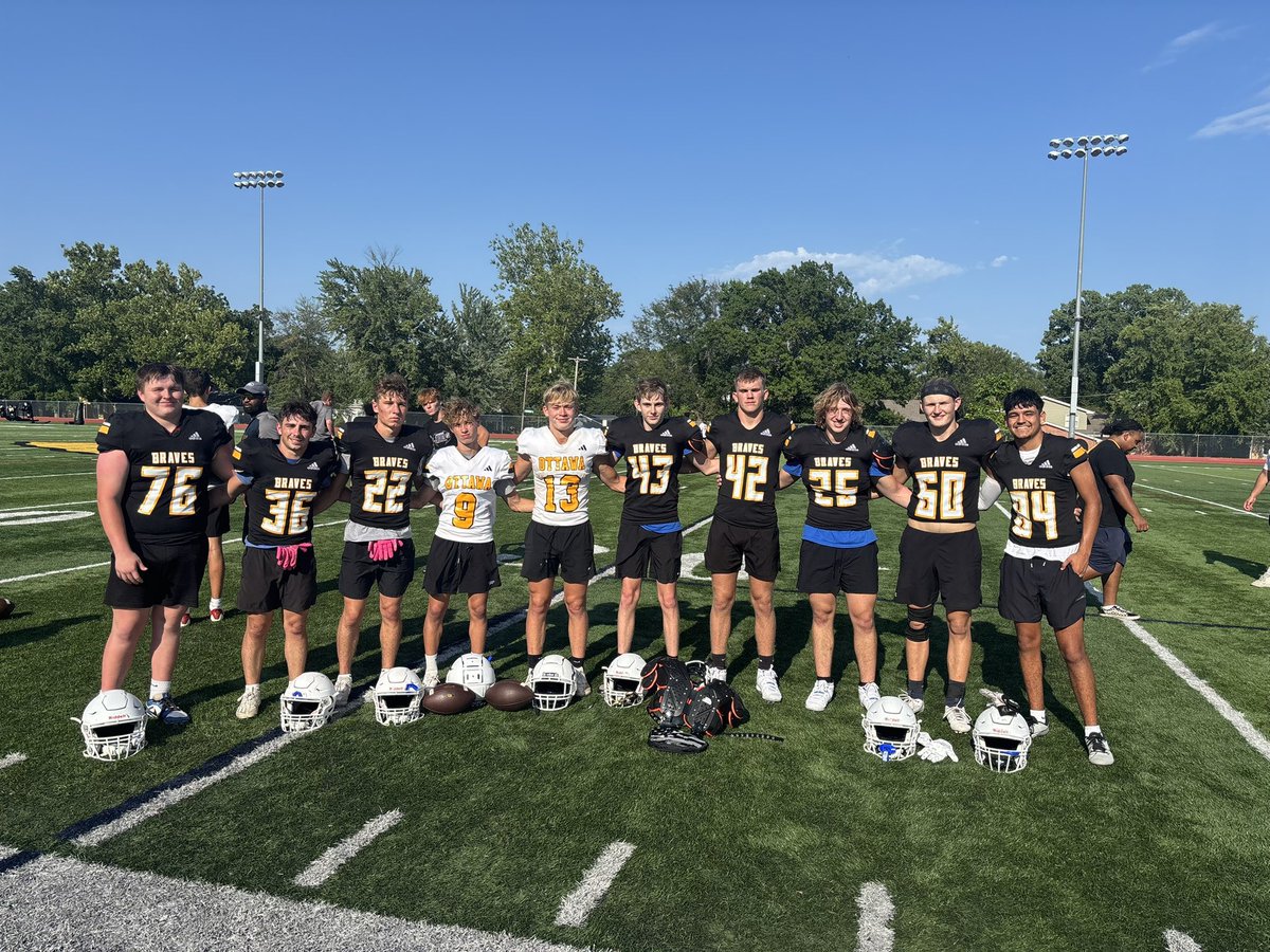 Peyton Gibson 🏈 (@peytongibsonrhs) on Twitter photo Had a great time at the Ottawa camp. Had some good competition and learned a lot from the coaching staff. <a href="/CoachSCDub/">Spencer Wheeler</a> <a href="/CoachNickDavis/">Nick Davis</a> <a href="/EngmanHayden/">Hayden Engman</a> <a href="/Coach_CEdwards/">Coach Chris Edwards</a> <a href="/kylekramer82/">Coach Kramer</a> <a href="/OttawaBravesFB/">Ottawa Braves Football</a> <a href="/cole_greenwood5/">cole greenwood</a> <a href="/Coach_GibsonRHS/">George Gibson</a> #OtterOn Had a great time at the Ottawa camp. Had some good competition and learned a lot from the coaching staff. <a href="/CoachSCDub/">Spencer Wheeler</a> <a href="/CoachNickDavis/">Nick Davis</a> <a href="/EngmanHayden/">Hayden Engman</a> <a href="/Coach_CEdwards/">Coach Chris Edwards</a> <a href="/kylekramer82/">Coach Kramer</a> <a href="/OttawaBravesFB/">Ottawa Braves Football</a> <a href="/cole_greenwood5/">cole greenwood</a> <a href="/Coach_GibsonRHS/">George Gibson</a> #OtterOn