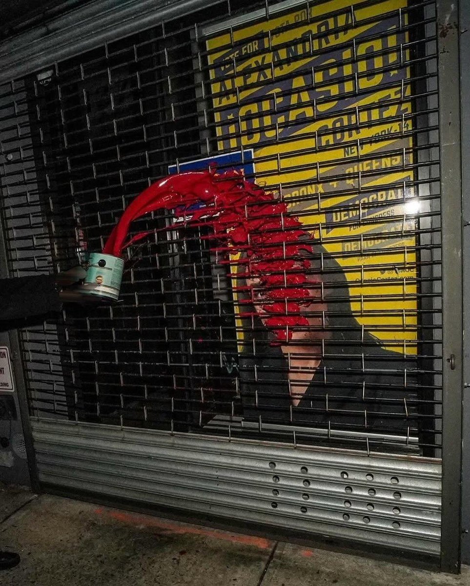 Powerfulmindx's tweet image. AOC's office targeted after she votes against cutting military aid to Israel