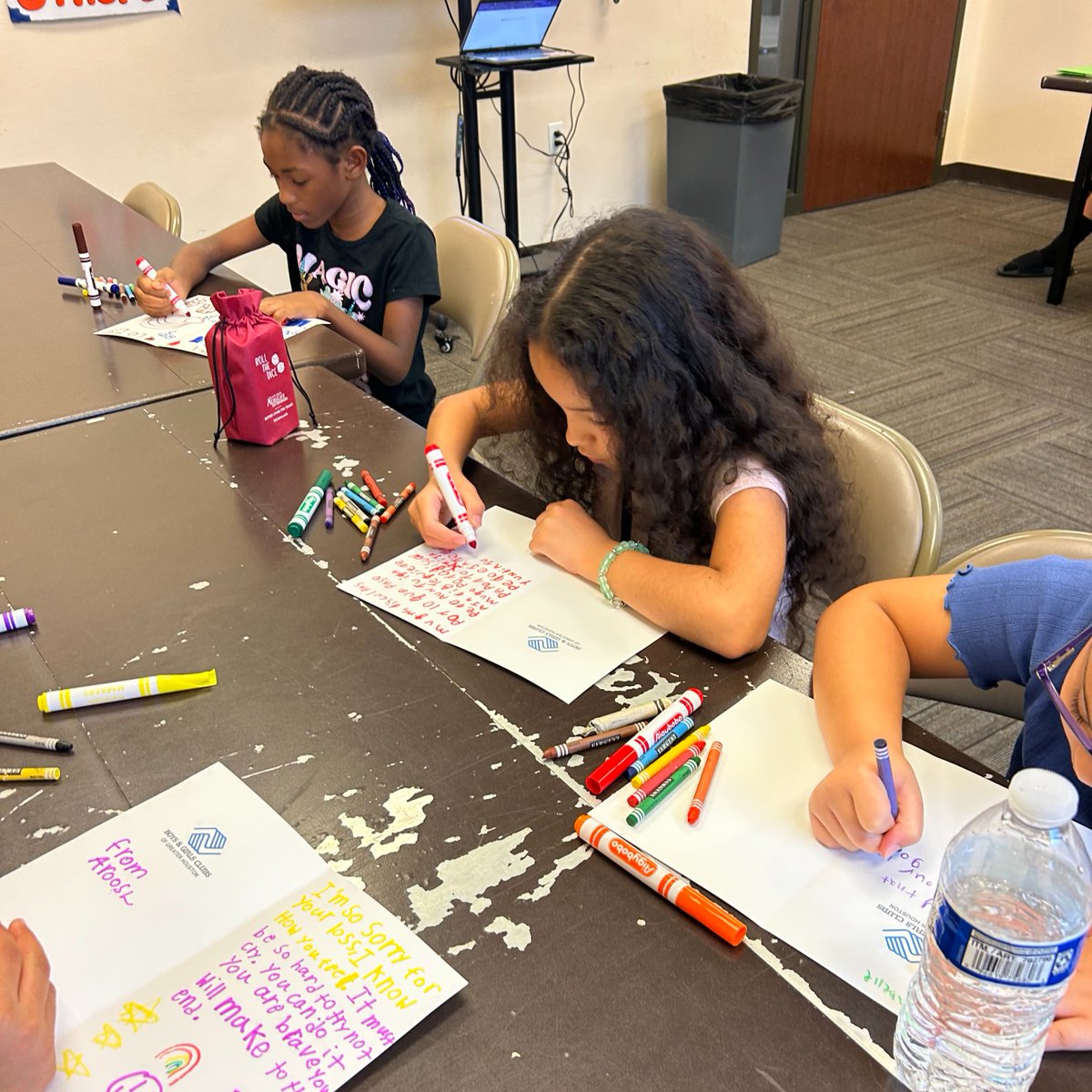 Our Club members wrote messages of hope for families in Central Texas affected by the floods, a small act of kindness to show they’re not alone. 💙

#CentralTexasStrong #KindnessMatters #BGCGH