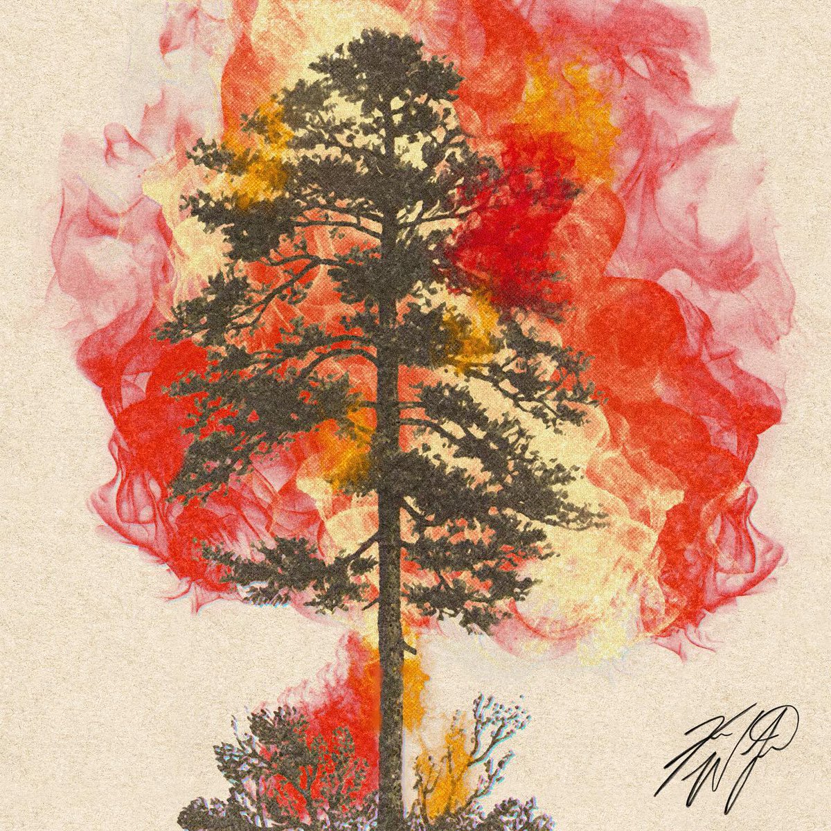 CountryCentral's tweet image. Koe Wetzel reveals the cover art for his forthcoming song “Surrounded.”
Out this Friday.