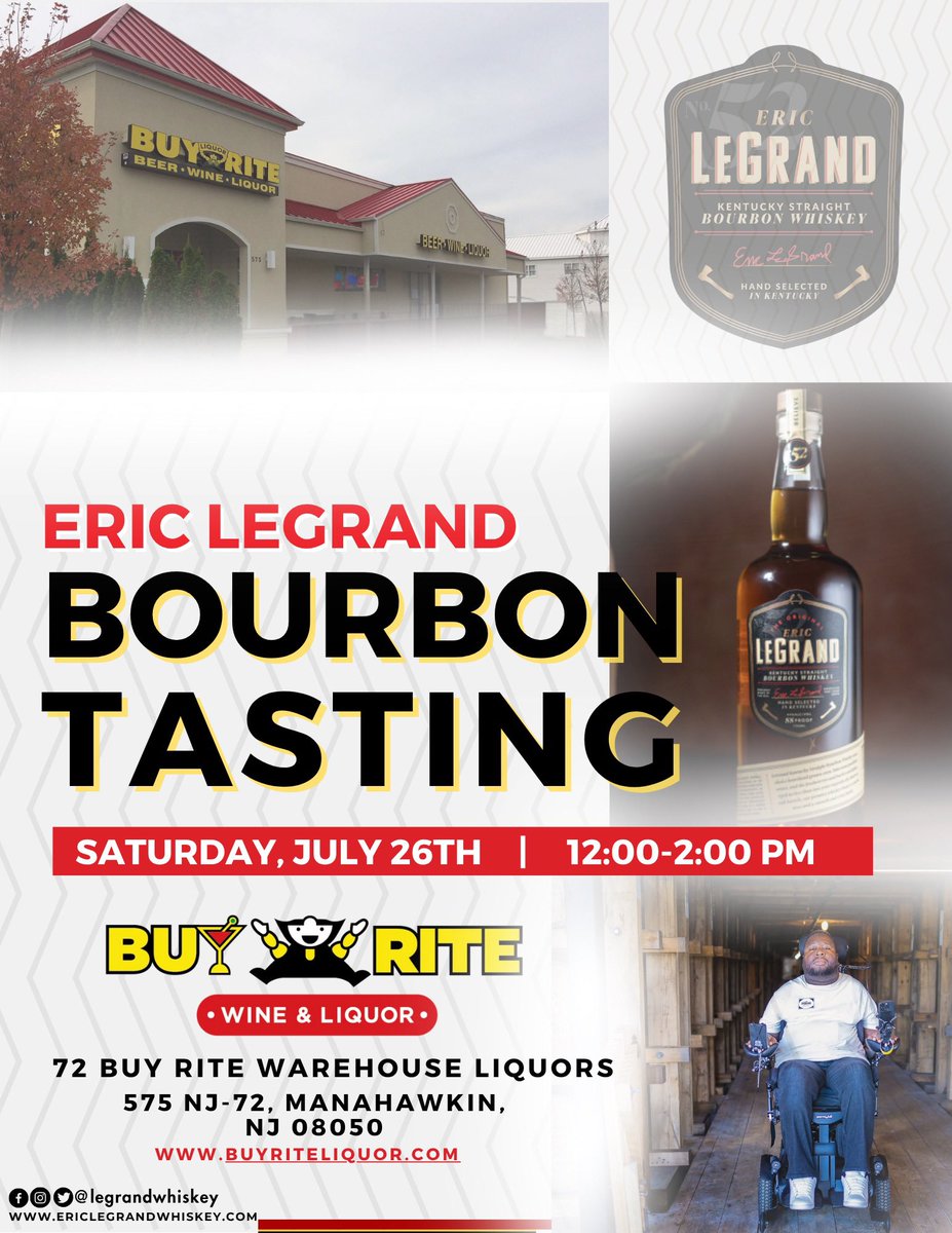 EricLeGrand52's tweet image. Heading south to check out my friends in LBI on Saturday! Stop on by for a taste and grab a bottle of @LeGrandWhiskey as you’re enjoying the weekend Down the Shore!!!