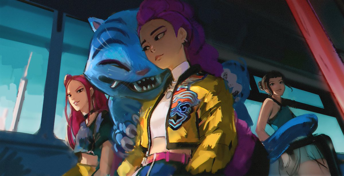 PapayouFR's tweet image. I probably wont have time to finish this one, soooo… #kpopdemonhunters