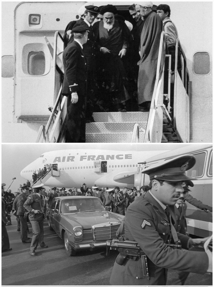 Sarah4Trump_'s tweet image. Khomeini was flown to Tehran on Air France, lit the whole ME on fire, and now Macron’s all in on keeping the mullahs in power.
Why is the French government always backing evil and hating on other nations’ freedom?