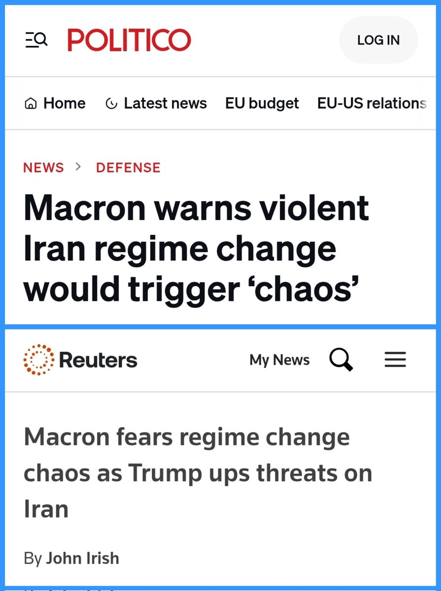 Sarah4Trump_'s tweet image. Khomeini was flown to Tehran on Air France, lit the whole ME on fire, and now Macron’s all in on keeping the mullahs in power.
Why is the French government always backing evil and hating on other nations’ freedom?