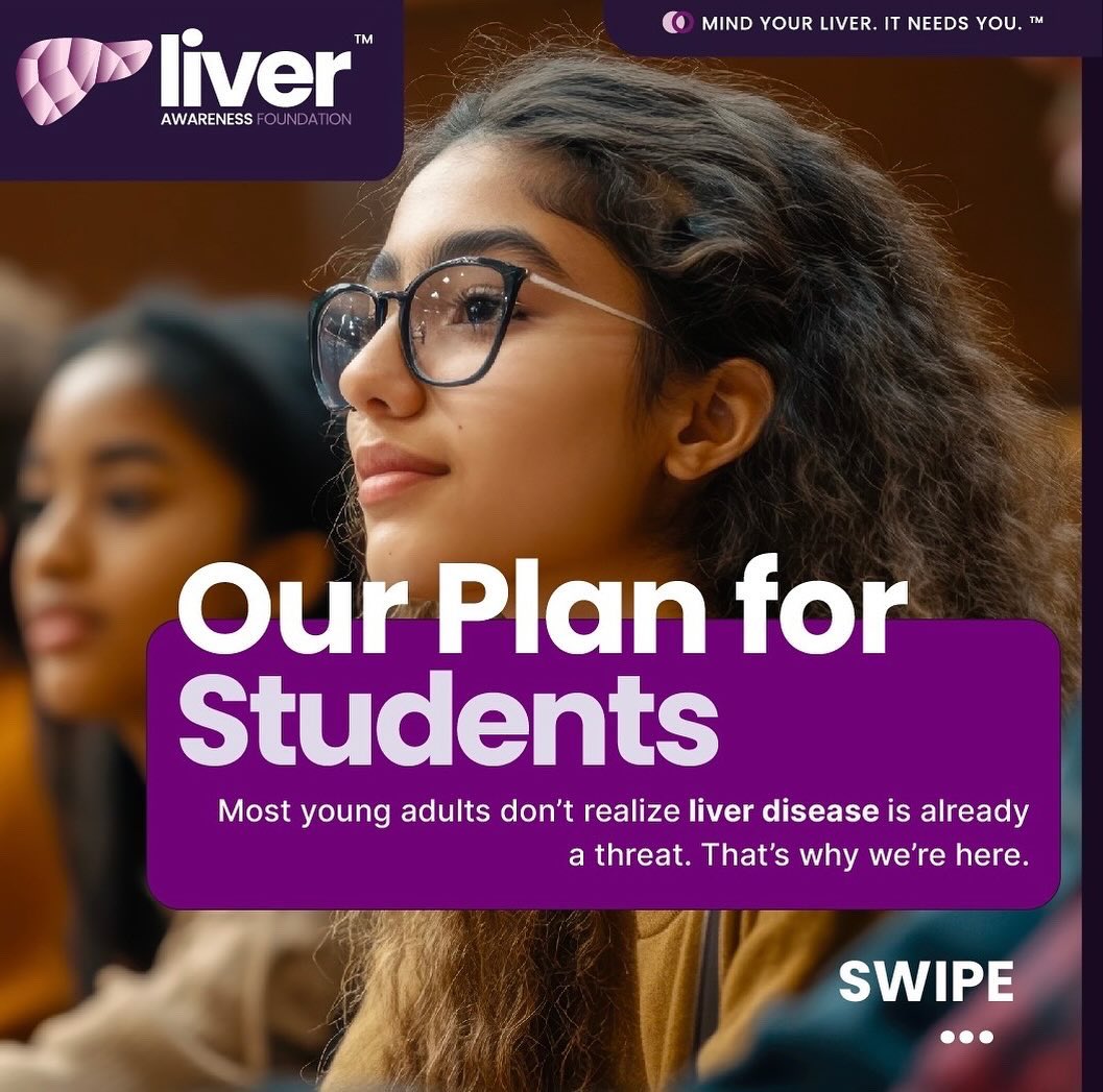 LiverAwareness's tweet image. It’s #NationalJunkFoodDay and student life means late nights and all kinds of random meals. Most students don’t realize liver health starts now, not later.
👉 Check out our new Students page and take the quiz at
liverawareness.org/students
#LiverAwareness #MindYourLiver #Students