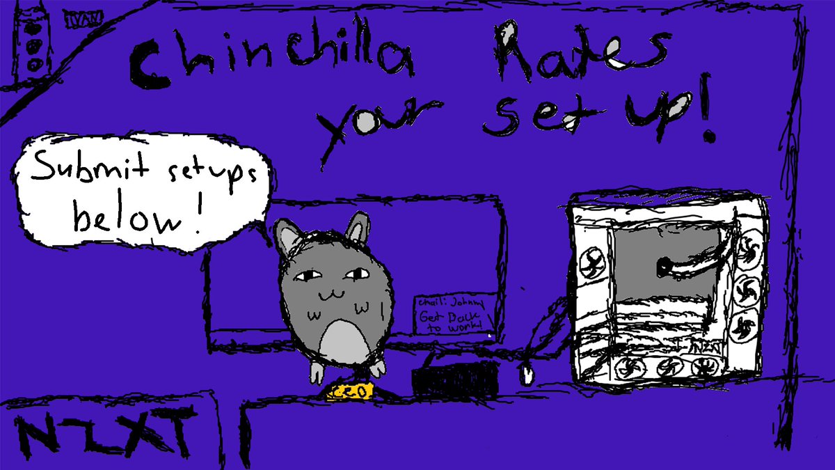 Giving a FREE prize to a lucky person who submits their PC setup below!

We'll rate your setups live on the NZXT Podcast this Friday at 10am PST with @nzxtchinchilla!