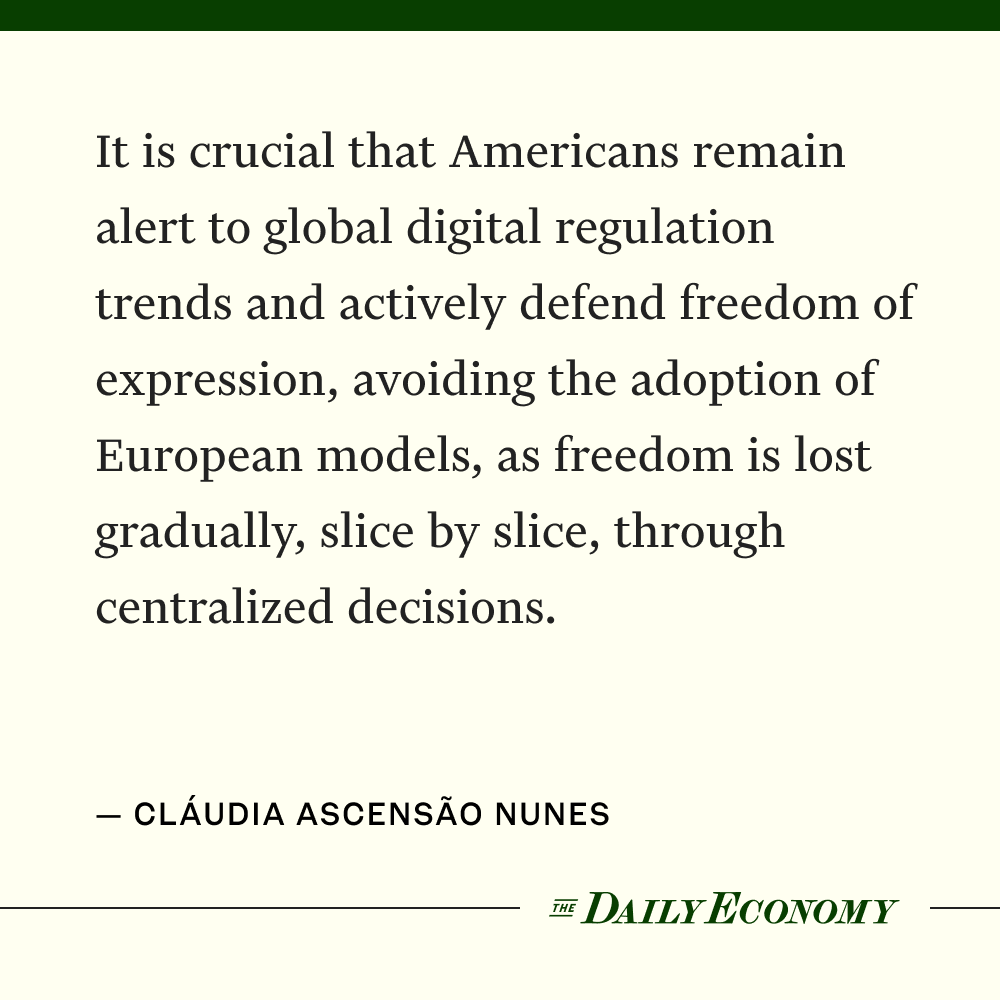 thedailyeconomy's tweet image. Europe's crackdown on so-called hate speech is drifting into ideological censorship, using AI to silence dissent. Americans should see this as a warning, not a model.
@claudiashandi explains in her latest: thedailyeconomy.org/article/europe…