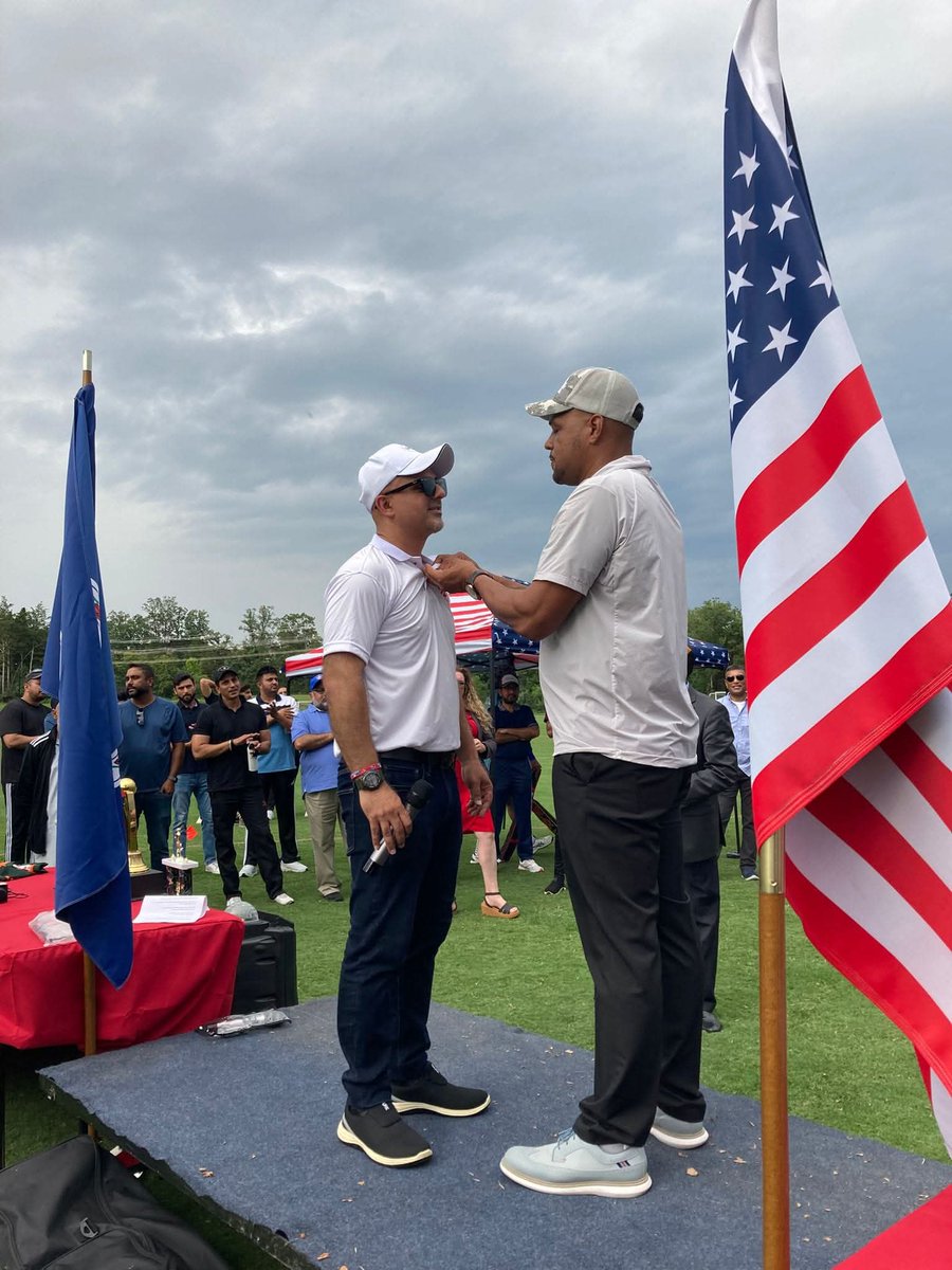 Junaid4VA's tweet image. What an incredible energy-filled weekend in Loudoun! 🏏
Congrats to Team Jefferson for winning this historic cricket/sports cup.
Truly honored to receive the official pin from our Lt. Governor @WinsomeSears @winwithwinsome deeply grateful for her recognition of this…