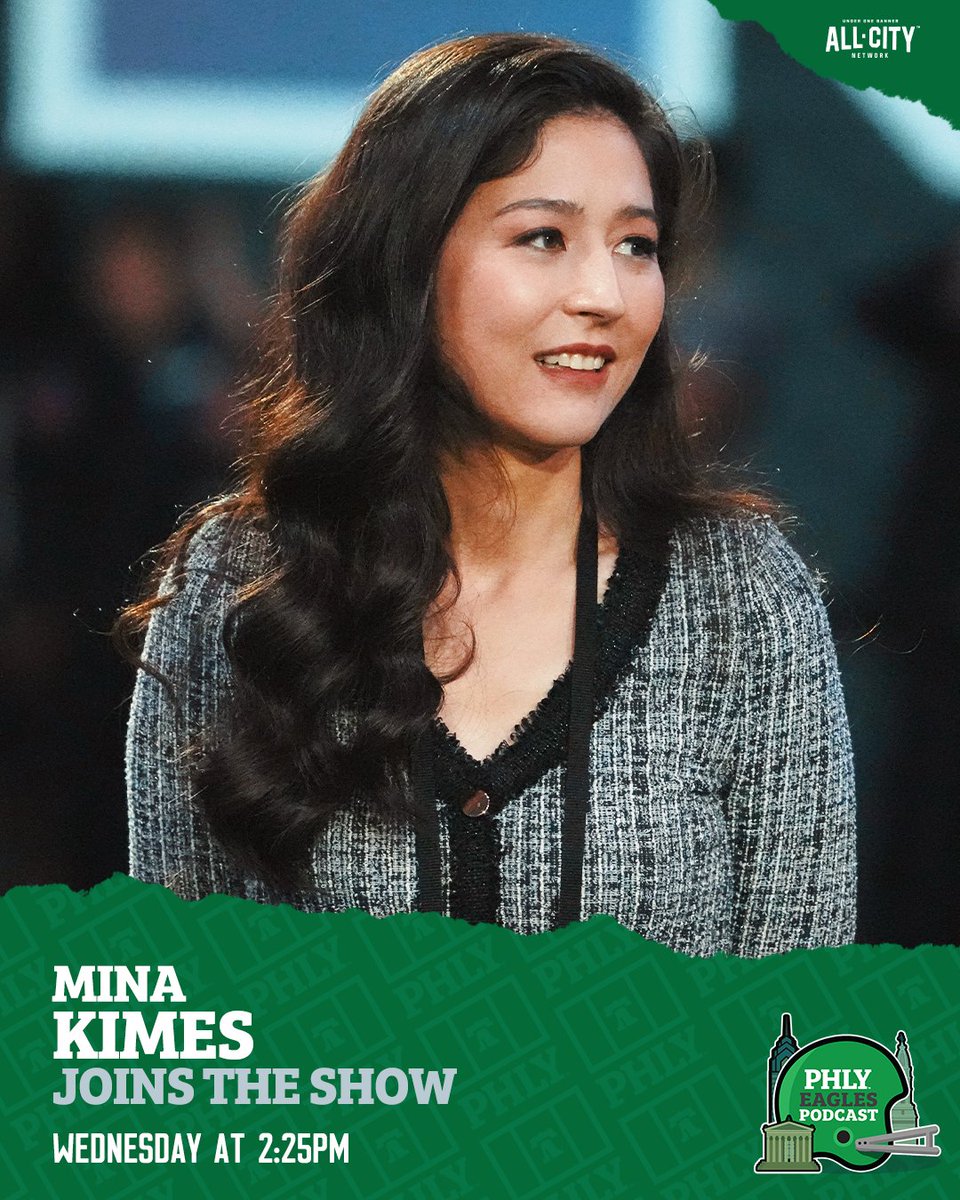 PHLY_Sports's tweet image. EXCITING NEWS‼️
The AMAZING @minakimes will be on the @PHLY_Eagles show bi-weekly starting THIS WEDNESDAY 😃