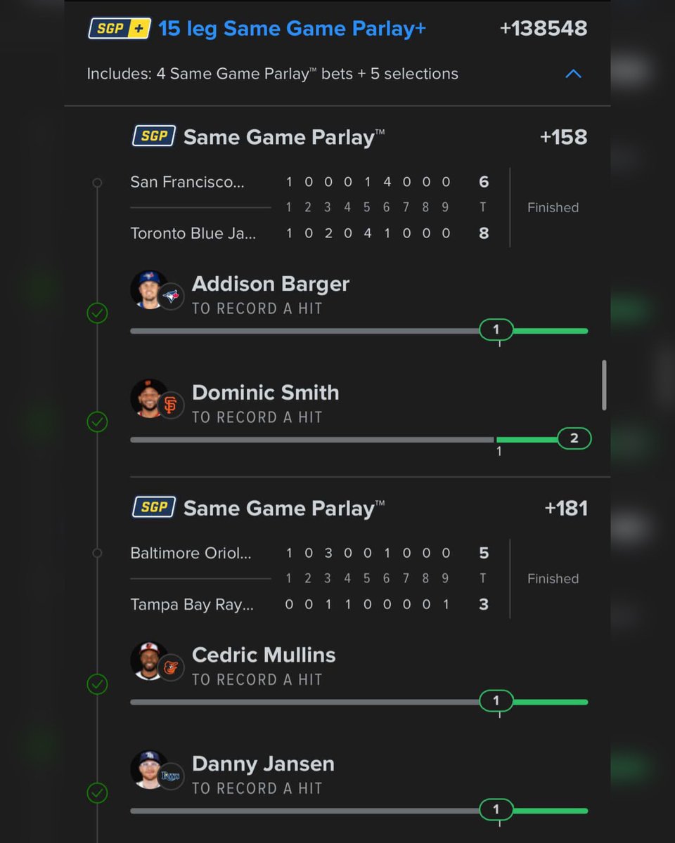 CPBetting's tweet image. Taking the cash out is okay sometimes ‼️‼️‼️
Dude cashed out before the last leg of the parlay and the last leg didn’t hit 😳
Turned $36 into $16k on a cash out 🔥
(ig/M_Cerrachio @FDSportsbook)