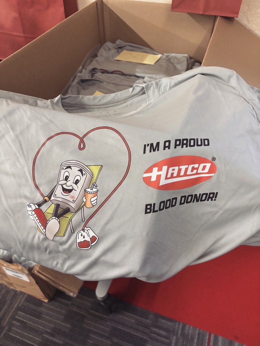 Last month, Hatco’s Milwaukee HQ partnered with <a href="/BloodCenterWI/">Versiti Blood Center of Wisconsin</a> to hold our first annual blood drive!
🩸 26 donors
🆕 Many first-time donors
❤️ 87+ lives positively impacted

We're proud to be 100% employee-owned – and 100% committed to giving back to our community.