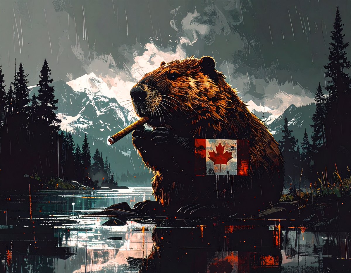 Pot smoking beaver...can it get more Canadian? lol <a href="/cdntradegrljenn/">Canadian Jennifer 🇨🇦</a>