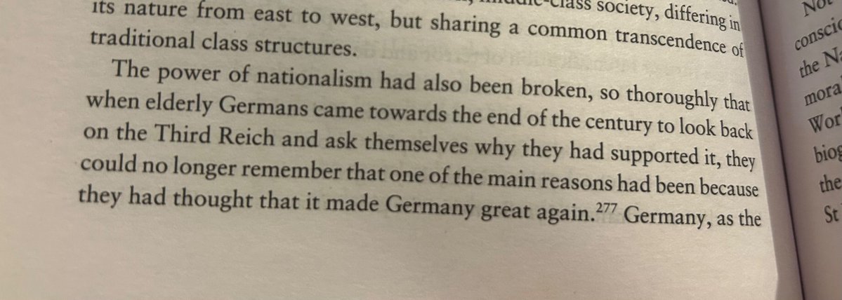 AJWTheology's tweet image. This astonishing punchline from Richard Evans’s Third Reich trilogy is much more powerful when you realise he wrote it in 2008 😳