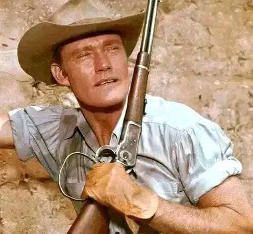 peterkidder's tweet image. Chuck Connors in The Rifleman(TV Series)