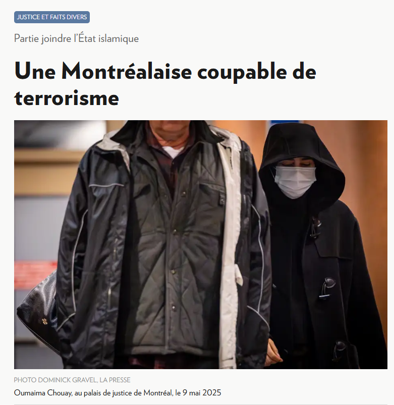 CIJAQC's tweet image. Une autre nouvelle de ce type après celle de la semaine dernière concernant le présumé propagandiste du groupe terroriste "État Islamique" à Laval.
lapresse.ca/actualites/jus…
Joignez-vous à nous et demandez à votre député de protéger les Québécois et les Canadiens, cliquez sur le…