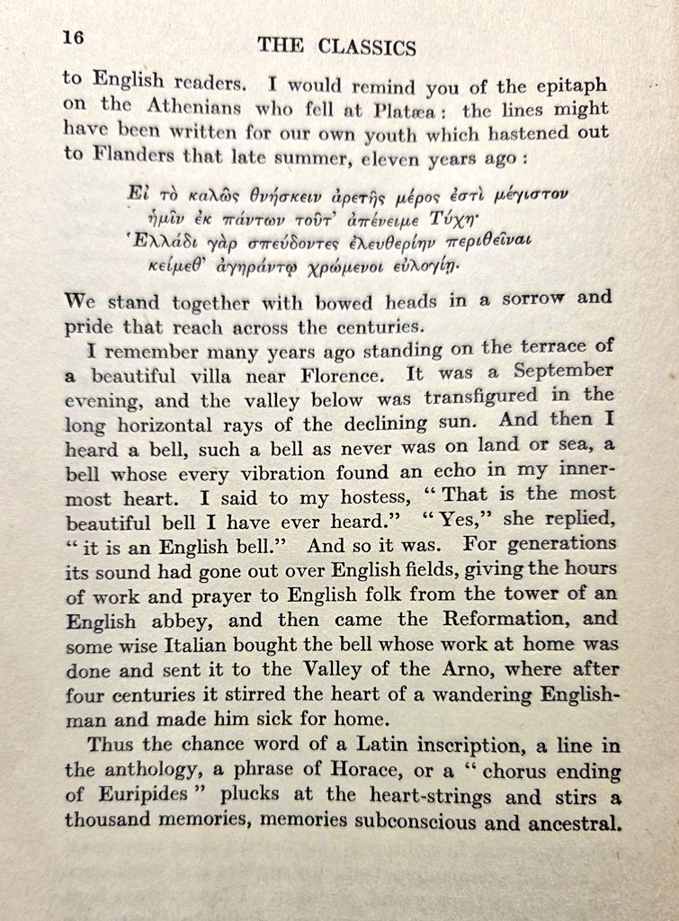 AntigoneJournal's tweet image. A century ago the serving British Prime Minister, Stanley Baldwin, addressed the Classical Association as its President. His address is half about the importance of Greece and Rome for the state, half its importance for the individual. Different times eh!