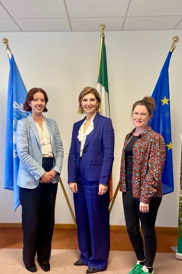 Laura LUNGAROTTI (@llungarotti) on Twitter photo Very pleased of my first meeting with Irish Perm Mission in Geneva and thankful for Ireland’s predictable and flexible funding to IOM.
It is crucial to continue to work in crisis response, migration governance, and sustainable development!
@IOM
#Ireland <a href="/IrelandUNGeneva/">Ireland at UN in Geneva</a> Very pleased of my first meeting with Irish Perm Mission in Geneva and thankful for Ireland’s predictable and flexible funding to IOM.
It is crucial to continue to work in crisis response, migration governance, and sustainable development!
@IOM
#Ireland <a href="/IrelandUNGeneva/">Ireland at UN in Geneva</a>