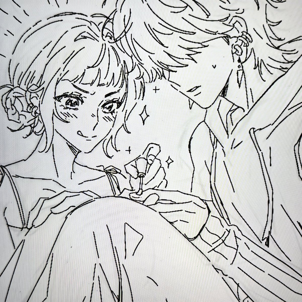 1008_Redd's tweet image. 画不完了
