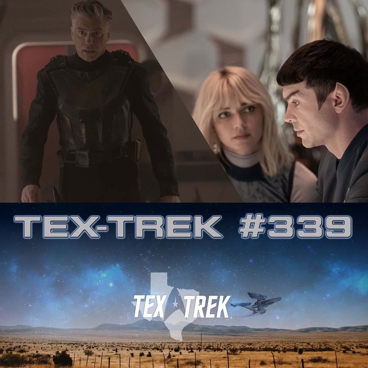 TXTrek's tweet image. We started our Deep Dive Discussions of #StarTrek #StrangeNewWorlds season 3 with a double stuffed show. Check out our breakdown of the first 2 eps. Watch us LIVE on YouTube Fridays or listen to us later on your fave podcast platform.
Listen to podcast:
spotifycreators-web.app.link/e/XCN7oOZ9aVb