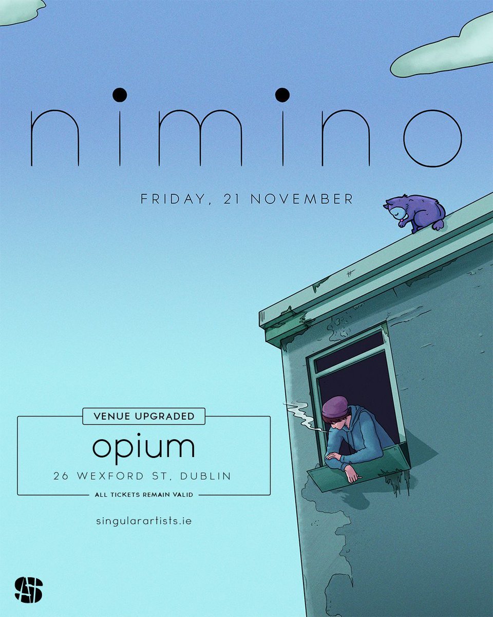 singularartists's tweet image. UPGRADE : @niminomusic
Venue upgrade due to overwhelming demand for the most exciting new name in electronic music
@OpiumLiveDublin
Fri, 21st Nov 2025
TIX + MORE ⬇️
singularartists.ie/show/nimino-20…
New single: Beside Of Me
OUT NOW via @ninjatune
