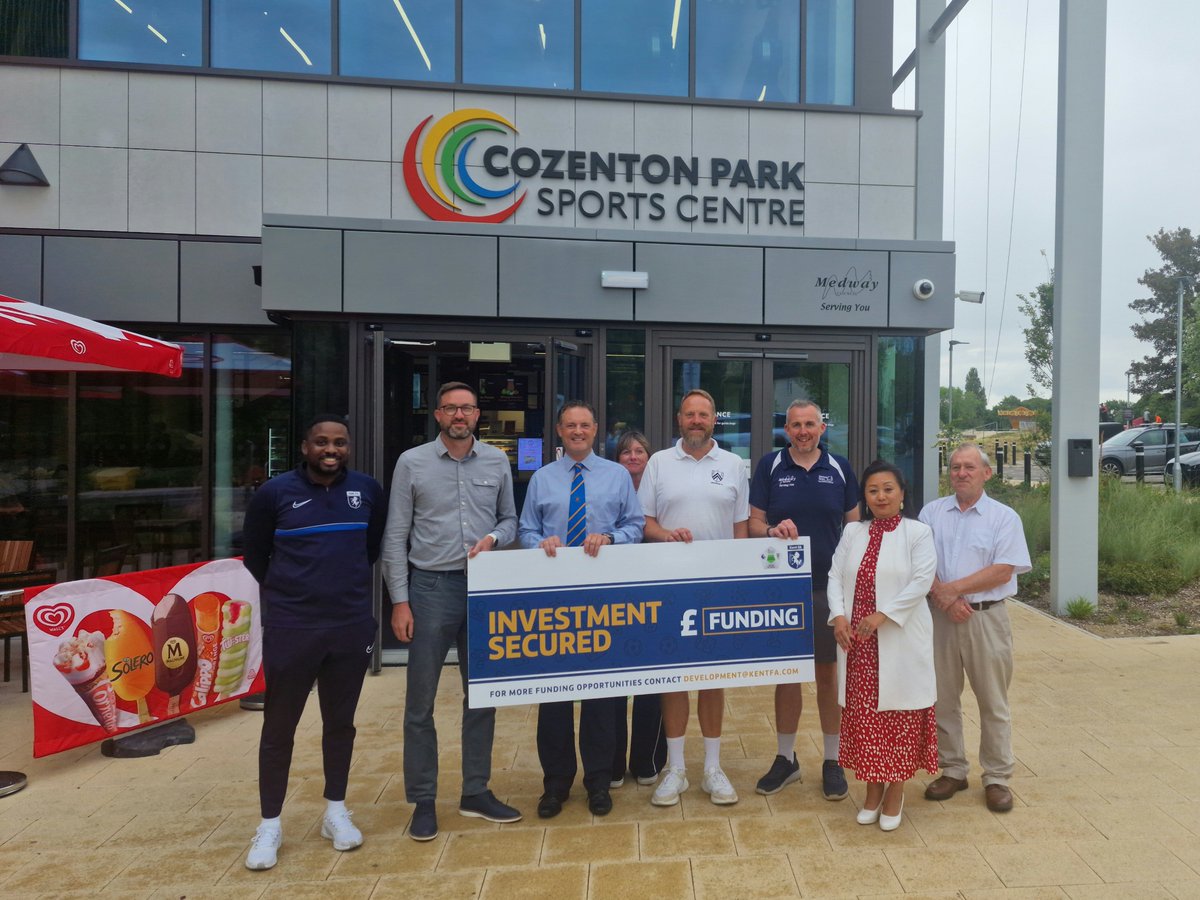 KentFA's tweet image. Stronger Pitches, Stronger Community: £877K Boost for Medway Pitches 🌱
A major £877,056 investment will transform 62 grass pitches across 17 local sites, a game-changing boost for community sport. Funded by the @FootballFoundtn and @medway_council, this investment will…