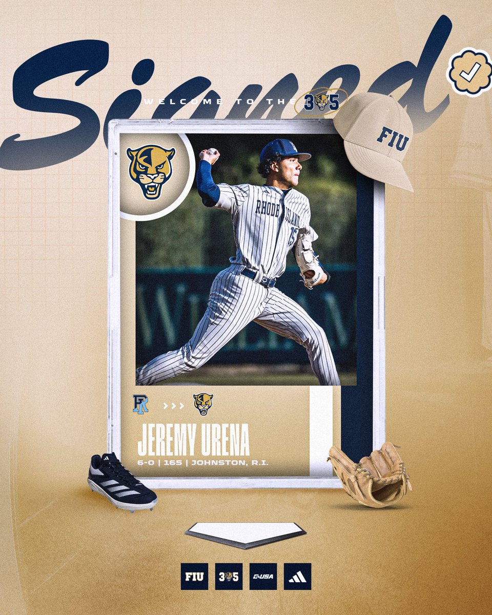 Starting experience LOCKED IN 🔐 Welcome, <a href="/Jermurena/">Jeremy Urena</a> to the 305!

• 6-0 | RHP | Rhode Island
• Made 15 starts on A-10 Championship team
• Pitched in 53 games over his career