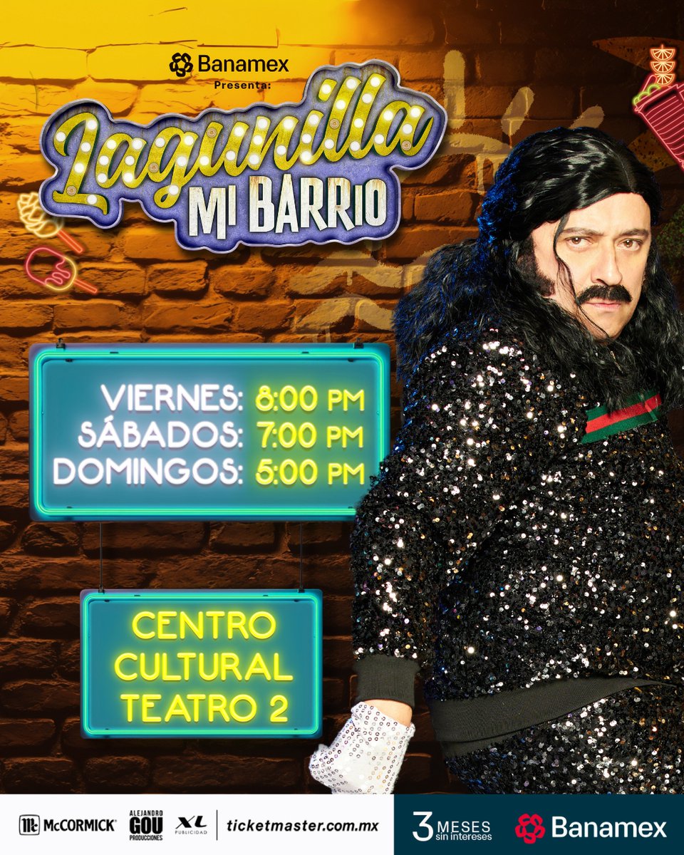 Familia del barrio ¿Aún no conoces a nuestro Ayuguakin? 😎
Esta es tu oportunidad, lánzate y ven a ver todo lo que pasa en #lagunillamibarrio 🔥🙌

Funciones de 🗓viernes a domingo en el Centro Cultural Teatro 2📍
Ya puedes comprar tu boletos en <a href="/Ticketmaster_Me/">Ticketmaster México</a> 
#teatro #comedia