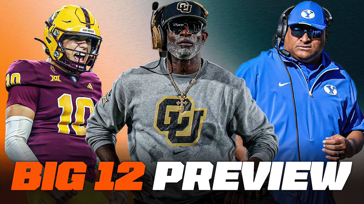 CFBMaxChadwick's tweet image. 🚨WE ARE LIVE🚨
Previewing EVERY Big 12 team for the 2025 season!
🔹 Biggest Strength
🔹 Biggest Weakness
🔹 QB Breakdown
🔹 Offensive/Defensive Player Spotlight
🔹 Bottom Line/Betting Their Win Total
youtube.com/live/UHnzbVy_V…