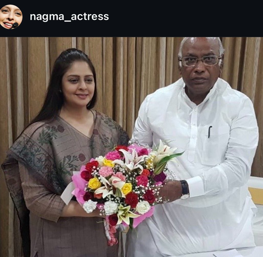 Nagma (@nagma_morarji) on Twitter photo Happy Birthday Aadarniya <a href="/kharge/">Mallikarjun Kharge</a> Ji wishing you good health and Happiness always . Happy Birthday Aadarniya <a href="/kharge/">Mallikarjun Kharge</a> Ji wishing you good health and Happiness always .