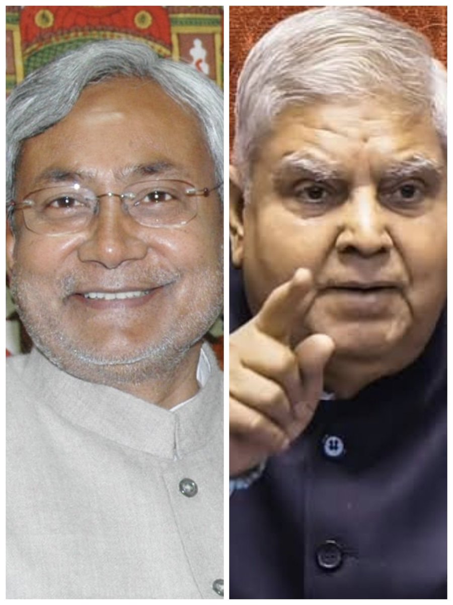 क्या बिहार चुनाव को लेके यह एक रणनीति है? 
क्या जगदीप धनकड़ का इस्तीफा जोर जबरदस्ती से दिलवाया गया है? 
क्या #NitishKumar अब #उपराष्ट्रपति बनेंगे?

क्या #BJP #नीतीशकुमार को उपराष्ट्रपति का लॉलीपॉप देके #Bihar से उनकी पत्ता साफ करने वाली है?

 ये एक चक्रव्यू है।
#JagdeepDhankhar