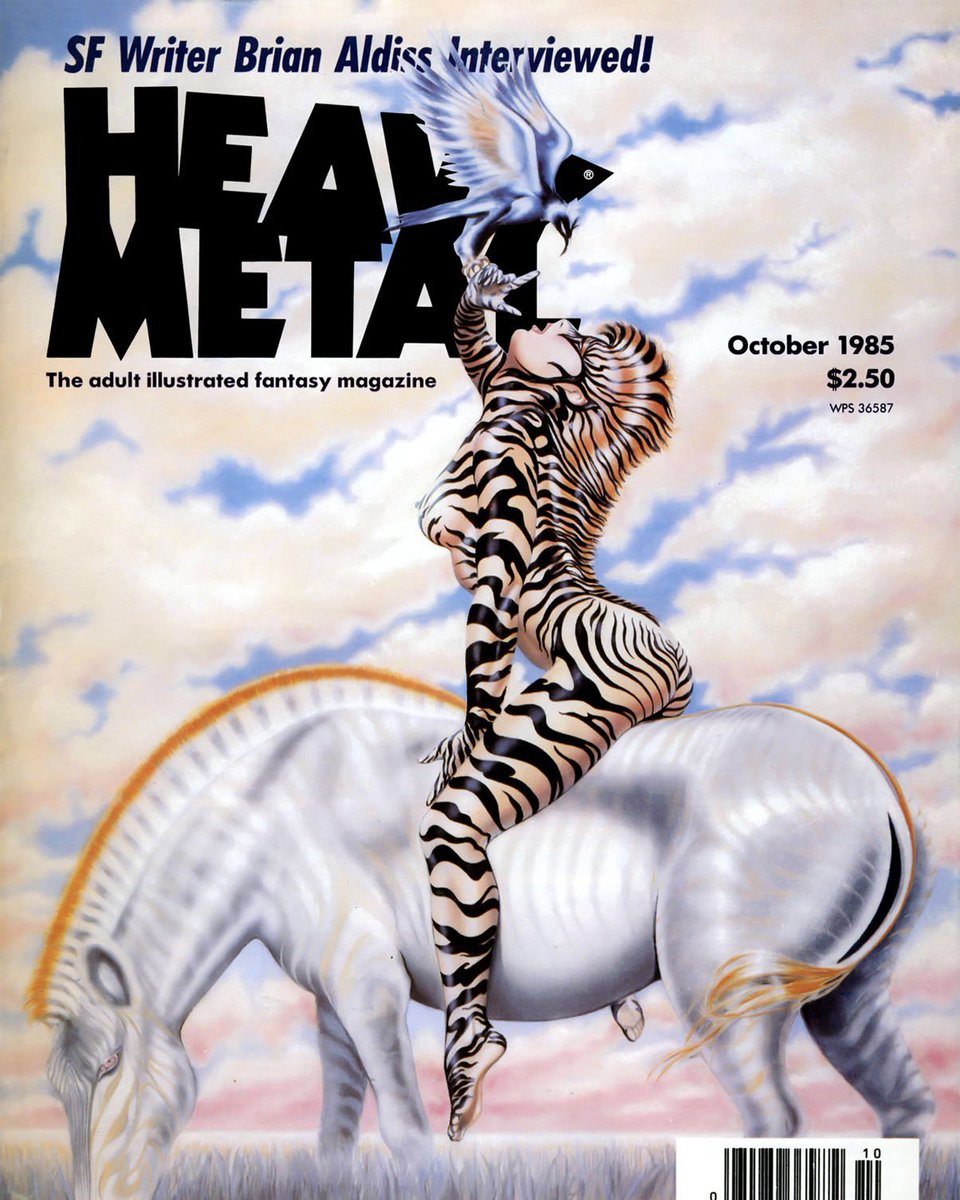 HeavyMetalInk's tweet image. Iconic pin-up artist Olivia De Berardinis brought her signature combination of sensuality and elegance to the pages of Heavy Metal magazine 🔥 @OliviaPinupArt
A celebrated painter since the 1970s, Olivia’s work has appeared in multiple issues, helping shape the magazine’s…