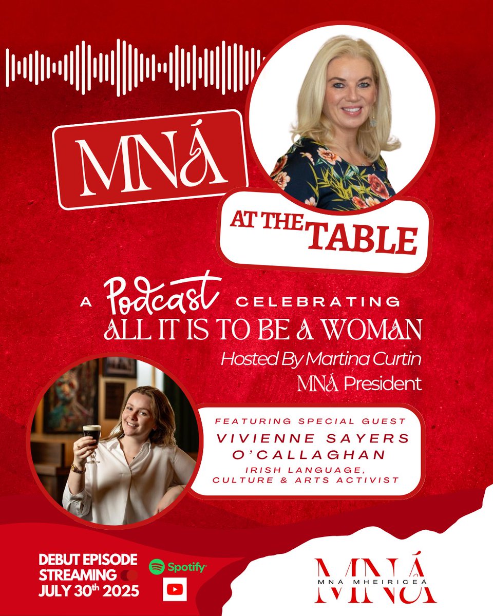 MNÁ at the Table — a podcast celebrating all it is to be a woman — launches July 30th!

Our debut guest: the amazing @vivienne_in_nyc 💥
Produced by CRAFTWHERK Productions 🎬

📍 Spotify | YouTube | Apple Podcasts
#MNÁAtTheTable #PodcastLaunch #WomenEmpoweringWomen