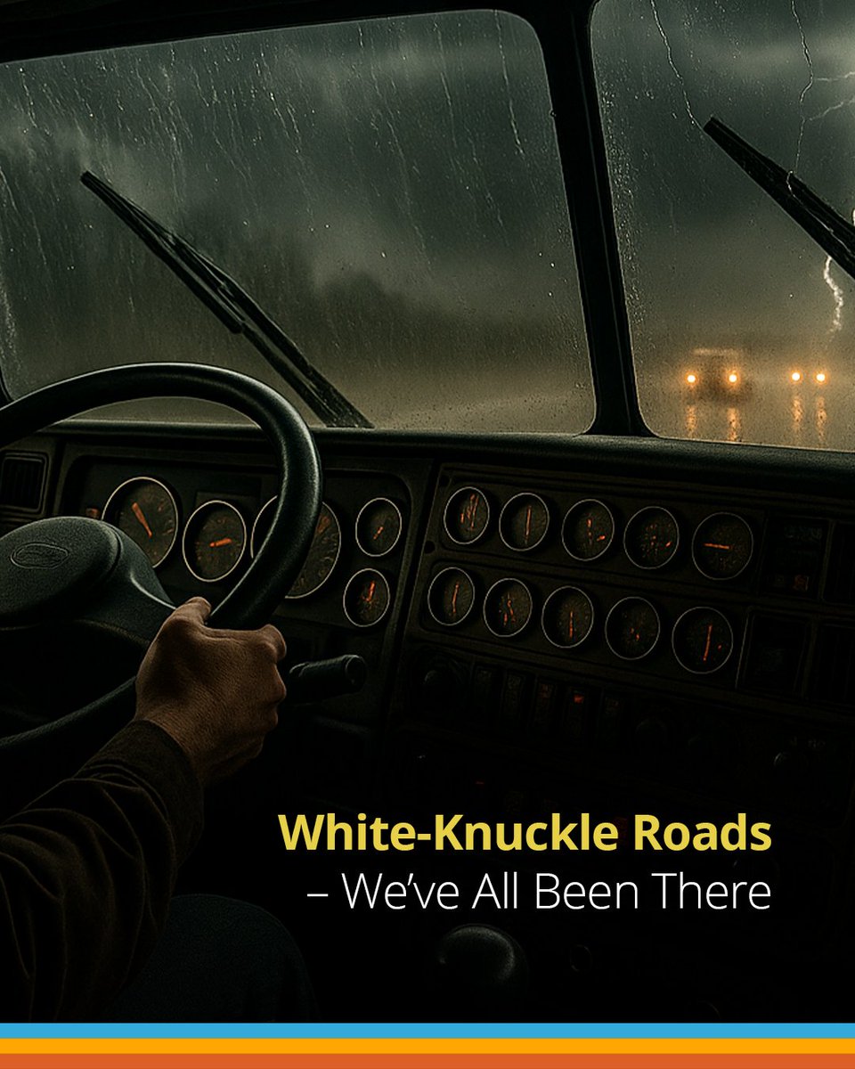 Worst driving conditions you’ve ever powered through? 

Let’s hear those war stories.

 #TruckingTales
