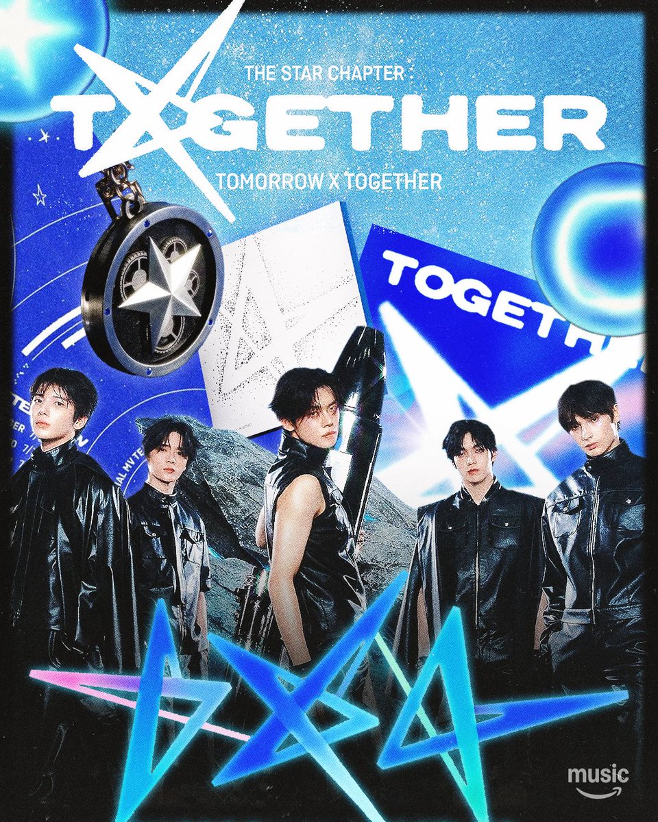 amazonmusic's tweet image. feels like we're floating in space with @TXT_bighit in this era 🚀