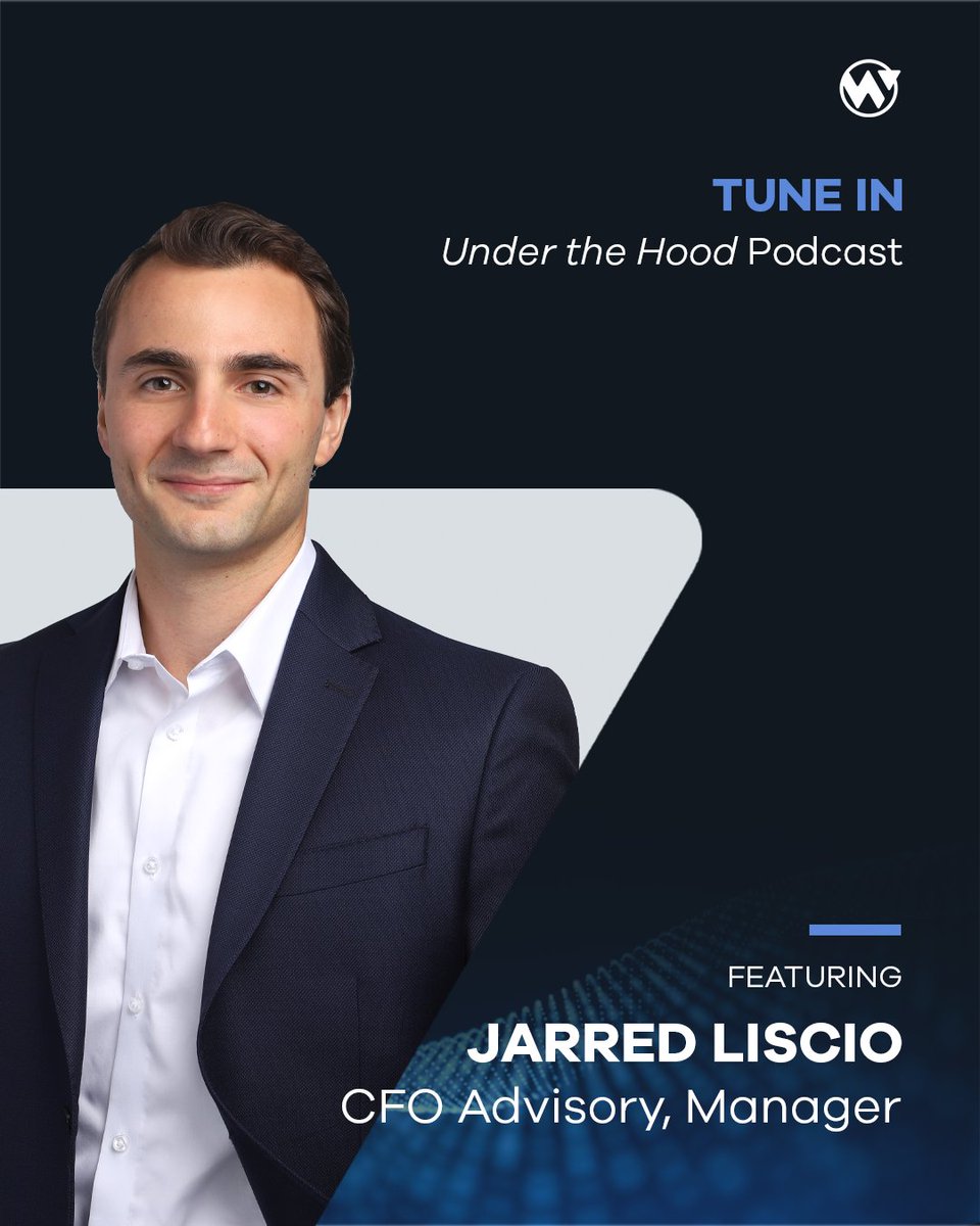 Our very own Jarred Liscio, Manager &amp; CFO Advisory expert, sat down for an eye-opening podcast episode where he shared the lessons that shaped his journey—from his upbringing to his career. 🎧Watch the full episode here:hubs.la/Q03xYbRC0

#Wiss #PodcastInterview #Leadership