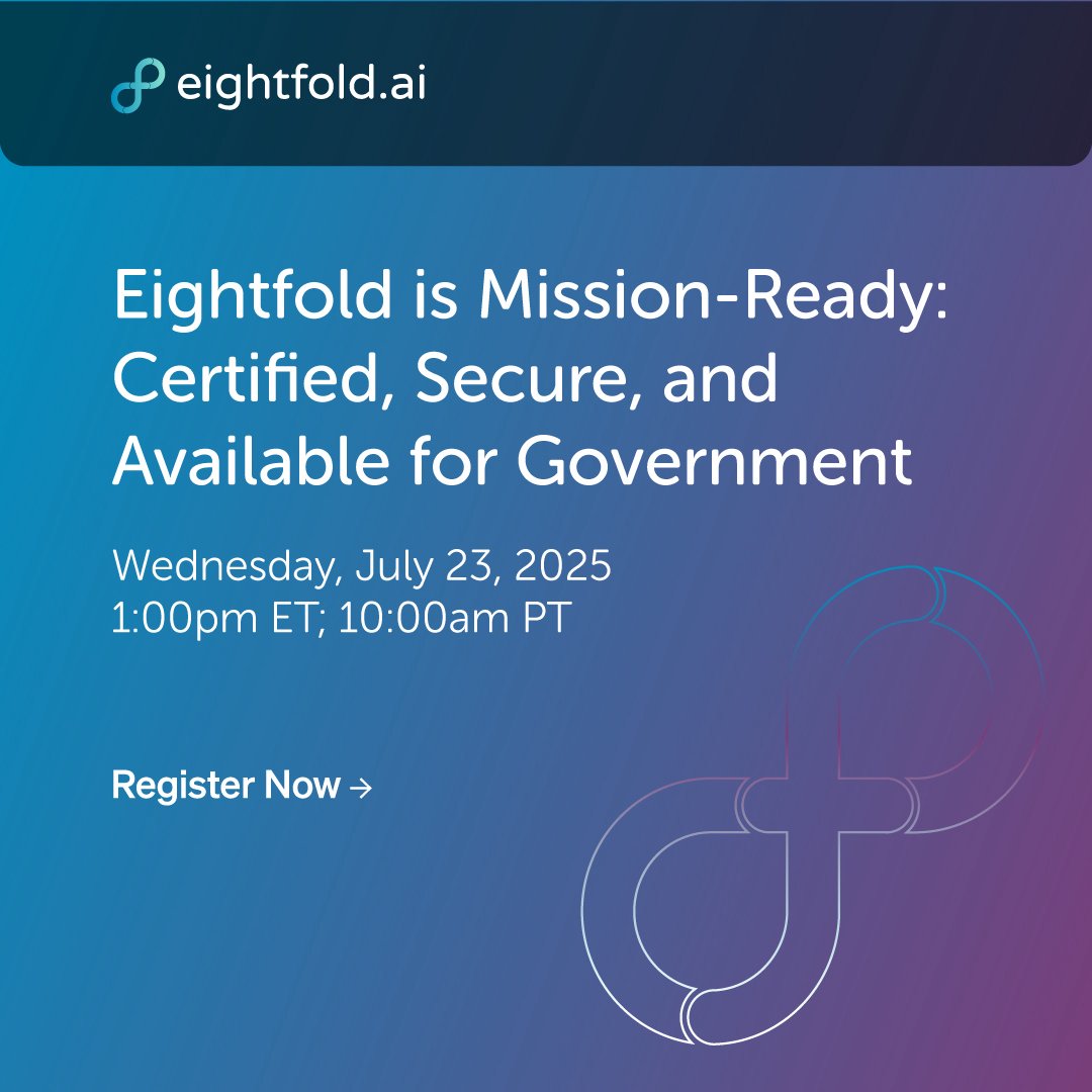 Modernizing federal hiring isn’t just a goal—it’s essential.
AI-powered talent solutions, backed by FedRAMP Moderate and IL4 certifications, are helping agencies build future-ready workforces. Learn how talent transformation is reshaping the public sector. bit.ly/4lnh0hi