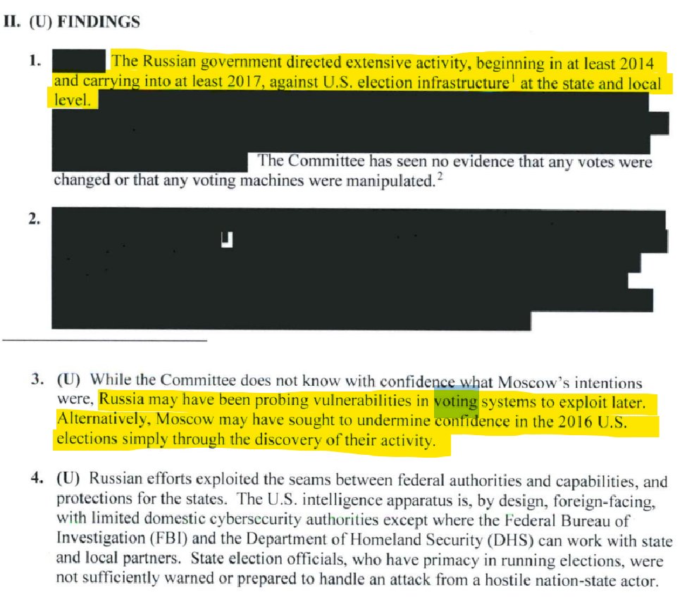 tommysantos14's tweet image. Let's put this "Obama Treason" thing to bed already so we can get back to the Trump/Epstein scandal. Feel free to use these images or this post when you bitch-slap your favorite MAGA.
From the report of the Select Committee on Intelligence. Report named:
United States Senate on…