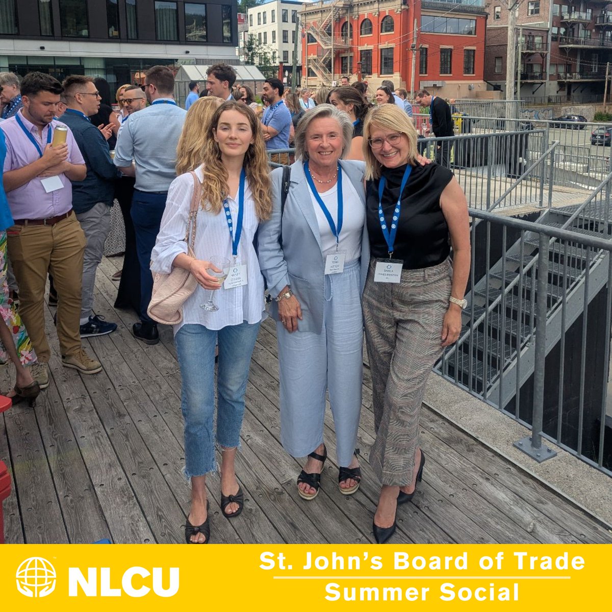 NLCU (@nlcu) on Twitter photo Shelia (right) joined St. John's Board of Trade for their summer social at the Alt Hotel's outdoor terrace. With sunshine, BBQ, and great company, it was a perfect chance to connect! Thanks to <a href="/stjohnsbot/">The Board of Trade</a> for a fun afternoon!
#StJohns #Networking Shelia (right) joined St. John's Board of Trade for their summer social at the Alt Hotel's outdoor terrace. With sunshine, BBQ, and great company, it was a perfect chance to connect! Thanks to <a href="/stjohnsbot/">The Board of Trade</a> for a fun afternoon!
#StJohns #Networking
