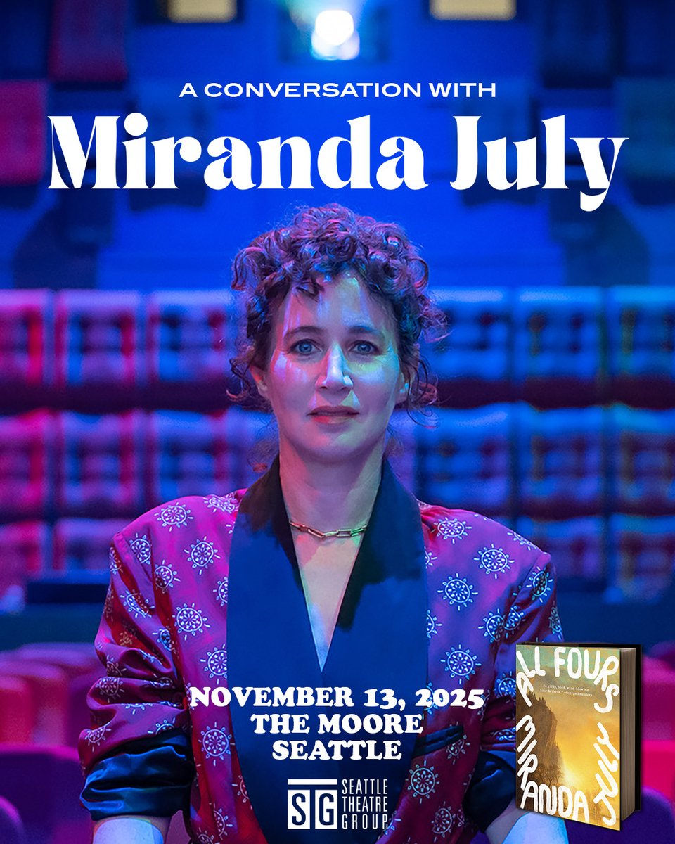 stgpresents's tweet image. JUST ANNOUNCED: A Conversation with acclaimed filmmaker, artist, and writer Miranda July at The Moore on November 13th! Tickets on sale Friday at 10am at STGPresents.org.