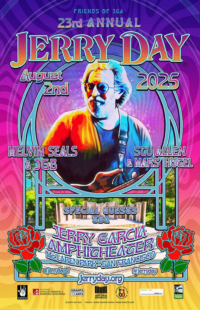 jerrygarcia's tweet image. Happy 20th Birthday to the Jerry Garcia Amphitheater! 🎉 Renamed in 2005, this special spot in San Francisco’s Excelsior neighborhood honors Jerry’s roots and enduring legacy.
Come check out the place and celebrate the milestone at this year’s #JerryDay on August 2nd!